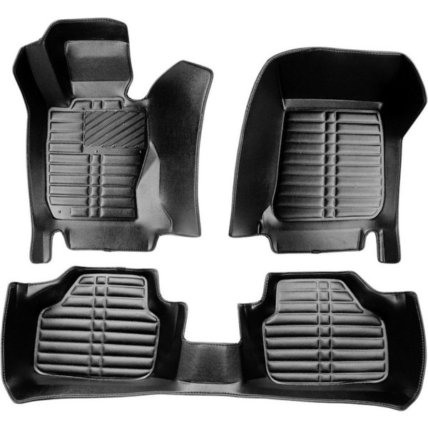fussmattenprofi.com Auto-Fußmatte 5D Premium Auto Fussmatten für BMW X1 (E84) 2009-2015 (1 St), für BMW BMW X1