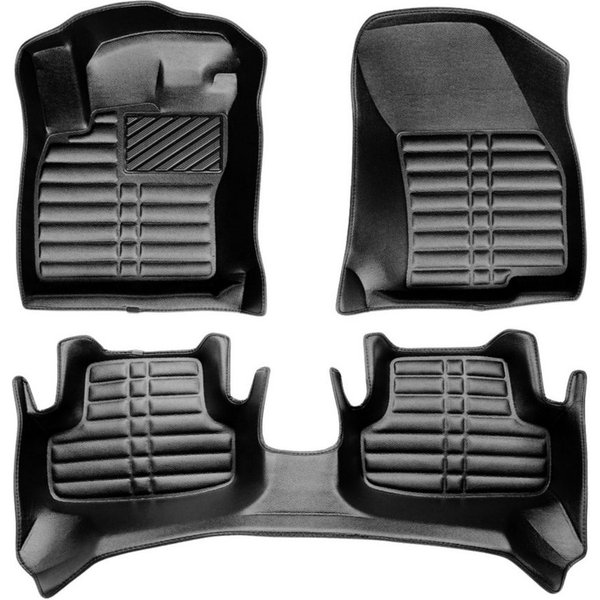 fussmattenprofi.com Auto-Fußmatte 5D Premium Auto Fussmatten für VW T-Roc (1.Gen) 2017-2025 (1 St), für Volkswagen Volkswagen T-Roc