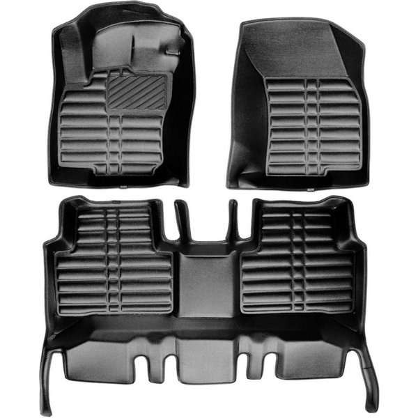 fussmattenprofi.com Auto-Fußmatte 5D Premium Auto Fussmatten für VW Touran (2.Gen) 2015-2026 (1 St), für Volkswagen Volkswagen Touran