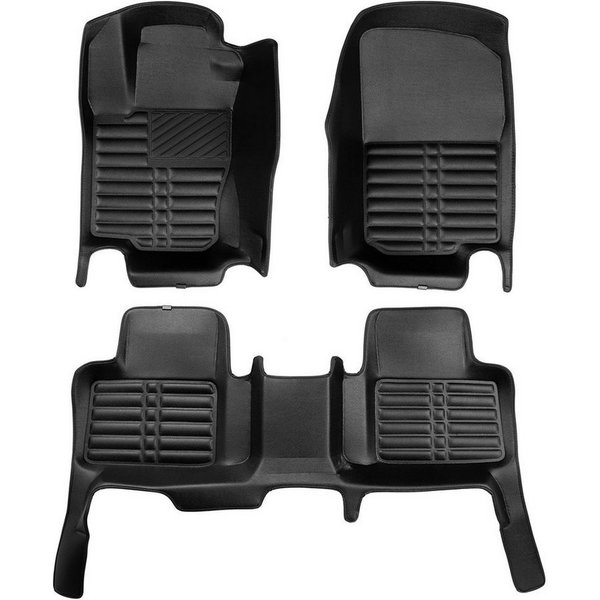 fussmattenprofi.com Auto-Fußmatte 5D Premium Auto Fussmatten für Mercedes GL/GLS (X166) 2012-2019 (1 St), für Mercedes Mercedes GLS
