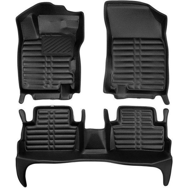 fussmattenprofi.com Auto-Fußmatte 5D Premium Auto Fussmatten für Nissan Qashqai (2.Gen) (J11) 2014-2021 (1 St), für Nissan Nissan Qashqai