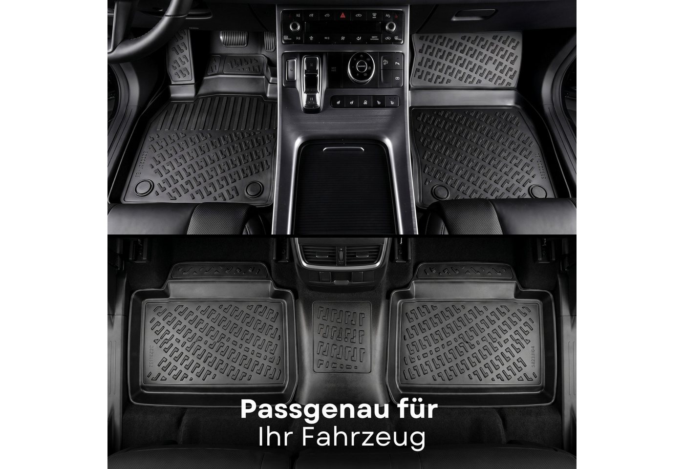 fussmattenprofi.com Auto-Fußmatten 3D Gummimatten & Kofferraumwanne für Hyundai Tucson (4.Gen) 2020-2026 – Bild 5 von 5
