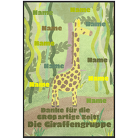Abschiedsgeschenk Fussmatte 10248