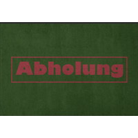 Fussmatte Abholung 10595