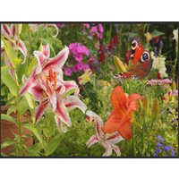 Fussmatte Blume 4984