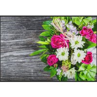 Fussmatte Blumen Gesteck 4623