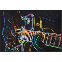 Fussmatte E-Gitarre 10255