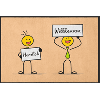 Fussmatte Herzlich Willkommen 10498