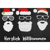 Fussmatte Herzlich Willkommen Weihnachten 10301