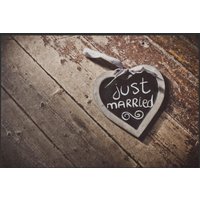Fussmatte Hochzeit 4234