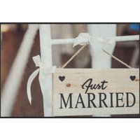 Fussmatte Hochzeit 4263