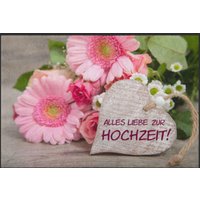 Fussmatte Hochzeit 4282
