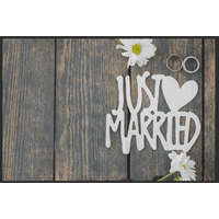 Fussmatte Just married 10665