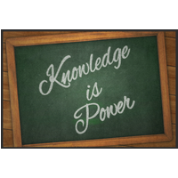Fussmatte Knowledge is power 10685