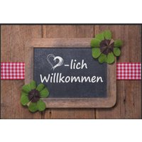 Fussmatte ♥-lich Willkommen 4672