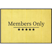 Fussmatte Members Only 10490