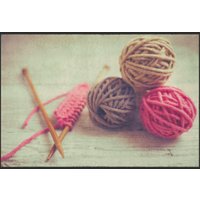 Fussmatte Stricken 6218
