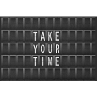 Fussmatte Take your time 10672