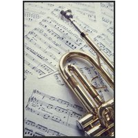 Fussmatte Trompete 10097