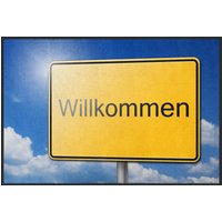Fussmatte Willkommen 10049