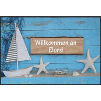 Fussmatte Willkommen an Bord 4783