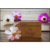 Fussmatte Willkommen zu Hause 4100