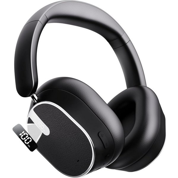 Futicare Bluetooth 6.0 Kopfhörer mit ANC, 120 Std. Laufzeit & Hi-Res Audio, Over-Ear-Kopfhörer (kabellos mit 40-mm-Treiber, Mikrofon, Schnellladung, Transparenz