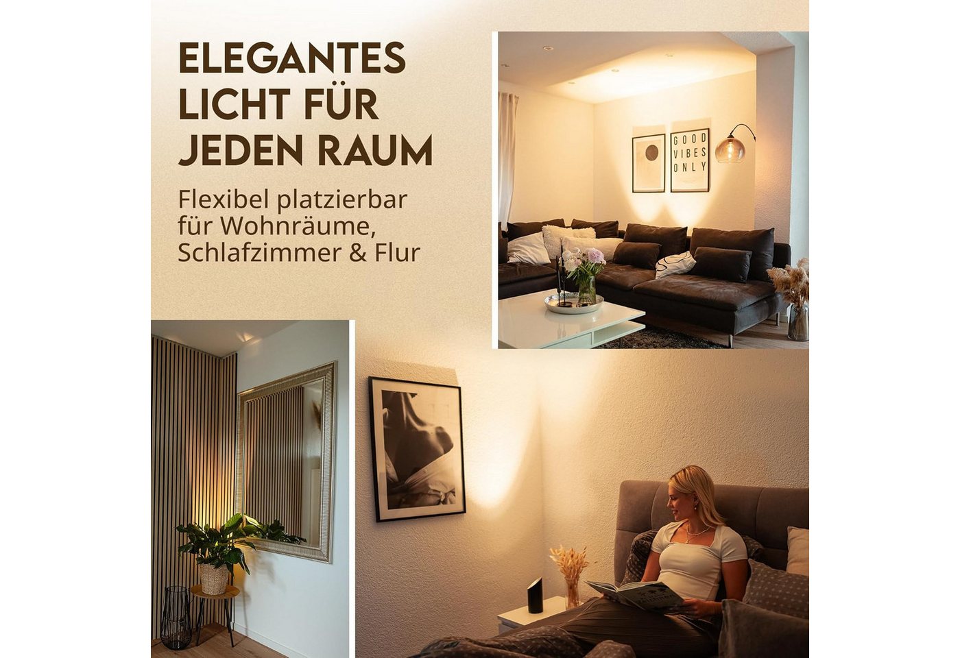 Futicare LED Stehlampe dimmbar mit Fernbedienung & Timer, 3 einstellbare Farbtemperaturen, LED fest integriert, (3000K/4000K/6000K), modernes Aluminium Design,  – Bild 2 von 5