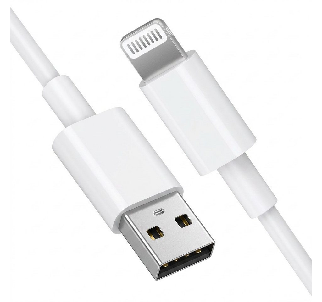 Futurea bis zu 3x USB-A auf Lightning iPhone Ladekabel Lightning Kabel 1m Lightningkabel, Lightning, USB Typ A, Lightning, USB Typ A, für iPhone 14/13/12/11/X/8 – Bild 4 von 5