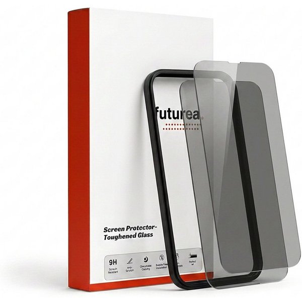 Futurea Displayschutzglas 2er Set Sichtschutz Anti-Spy Privacy für Apple iPhone 18 Pro & Pro Max für iPhone 18 Pro, Set, 2 Stück, Blickschutz auch kompatibel fü