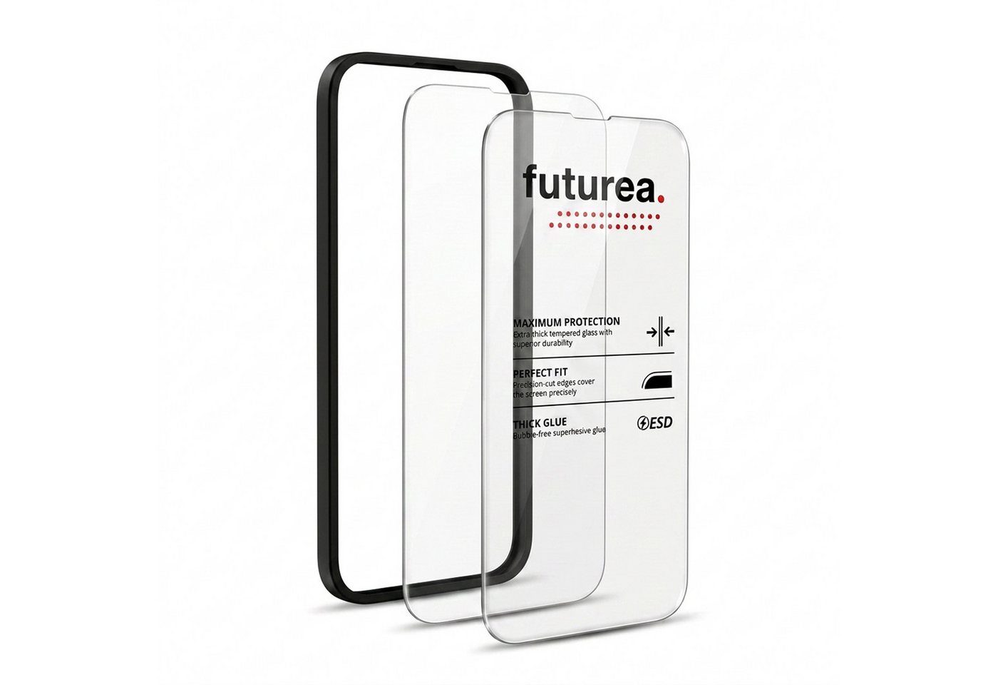 Futurea Handyhülle Transparent MagSafe Case 5in1 Set Panzerglas iPhone 18 Pro & Pro Max 6,3" - 6,9", Schutzset mit Schutzfolie und Kameraschutz für das Apple iP – Bild 4 von 5