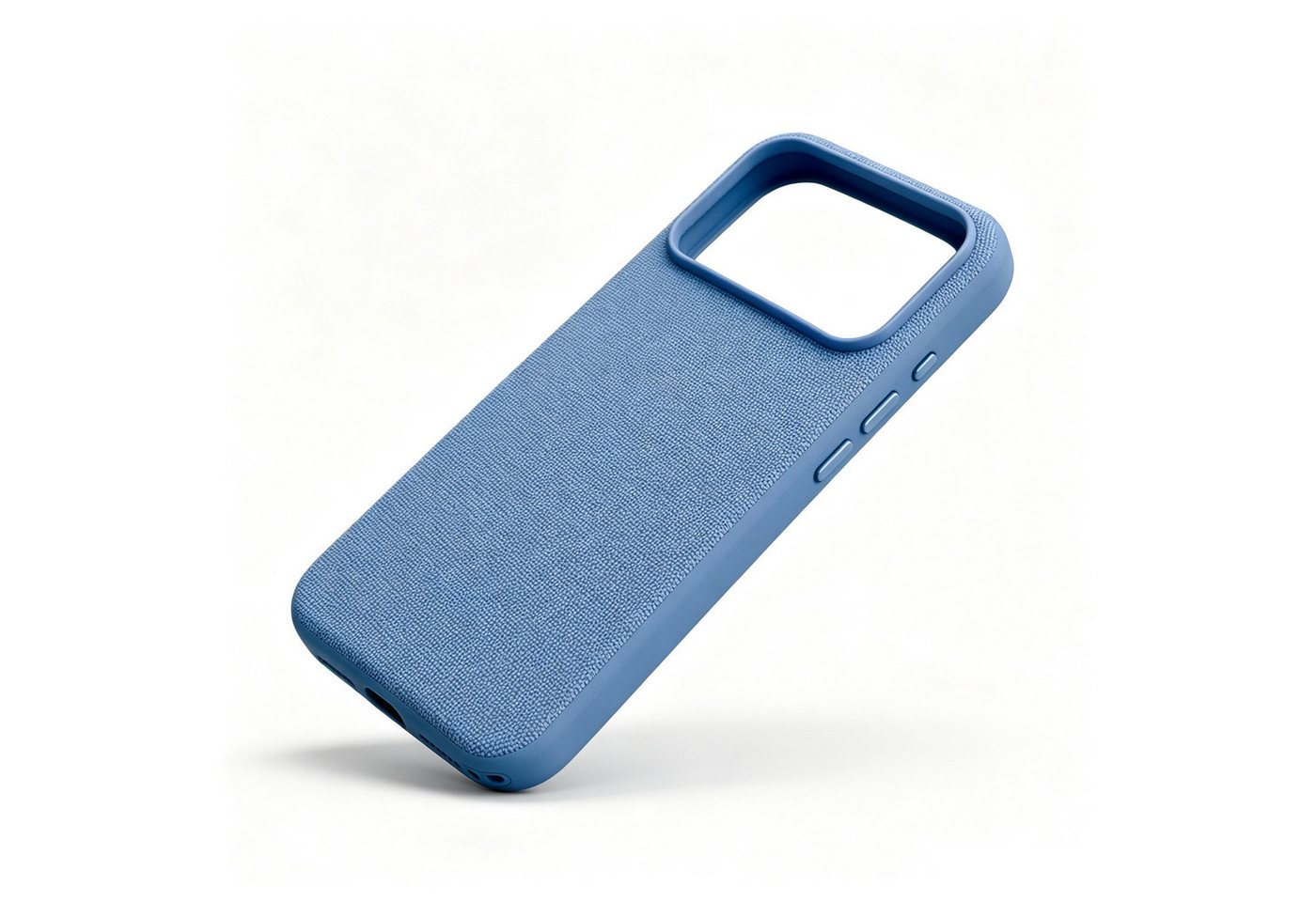 Futurea Handyhülle Woven Stoff MagSafe Case 3in1 Set Panzerglas iPhone 18 Pro & Pro Max 6,3" - 6,9", Premium Schutzset mit Schutzfolie 9H Härtegrad für das Appl – Bild 4 von 5