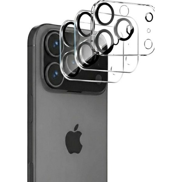 Futurea Schutzfolie iPhone 17 Kamera Schutzglas Schutzfolie 3er PACK, (3x PACK, inkl. Reinigungskit mit Mikrofasertuch), Perfekter Schutz für Apple iPhone 17, 1