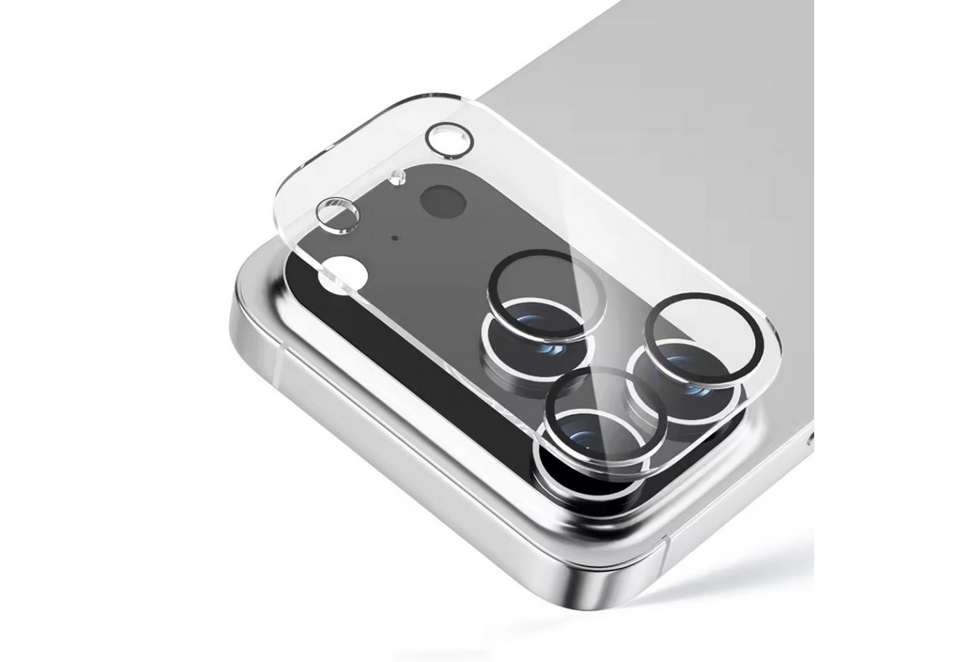Futurea Smartphone-Hülle iPhone 17 MagSafe Schutzhülle Case transparent & 3x Kameraschutzglas 6,3 - 6,9 Zoll, für Apple iPhone 17 Air / Pro / Pro Max & 3x Premi – Bild 4 von 5