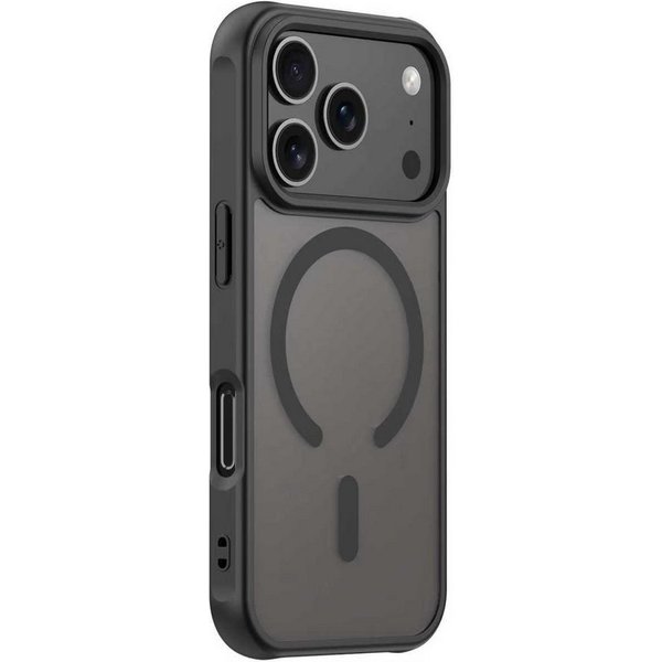 Futurea Smartphone-Hülle iPhone Hülle Schwarz MagSafe Case Frosted-Black, für iPhone 17 Air, iPhone 17 Pro, iPhone 17 Pro Max & iPhone 16