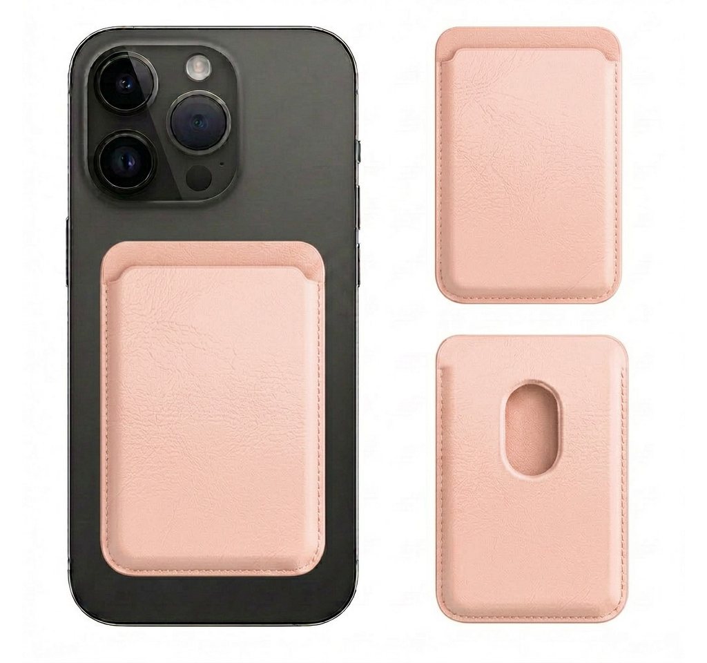 Futurea Smartphone-Hülle MagSafe Kunstleder Wallet Kartenetui für Apple iPhone 17 bis 12, magnetisch für Apple iPhone 17,16,15 Pro Max – Bild 3 von 5