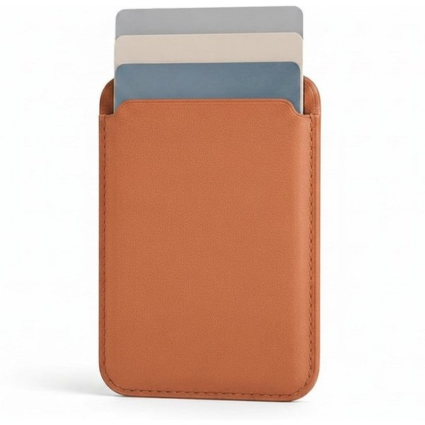 Futurea Smartphone-Hülle MagSafe Kunstleder Wallet Kartenetui für Apple iPhone 17 bis 12, magnetisch für Apple iPhone 17,16,15 Pro Max