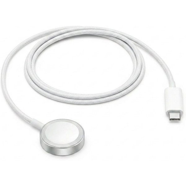 Futurea USB-C Ladekabel magnetisch für Apple Watch Series 11/10/9/8/7 USB-Ladegerät (2000 mA, 1-tlg., mit Überspannungsschutz, 100cm, schnellladend, magnetisch,