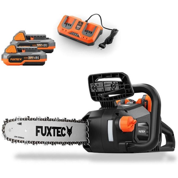 FUXTEC Akku-Kettensäge FX-E2KSSET