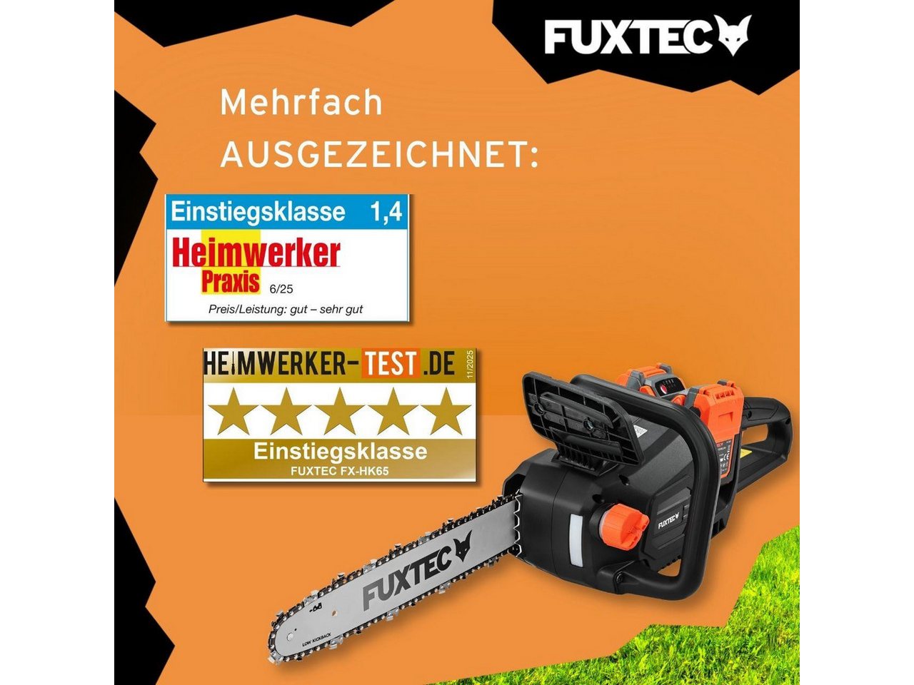 FUXTEC Akku-Kettensäge FX-E2KSSET – Bild 3 von 5