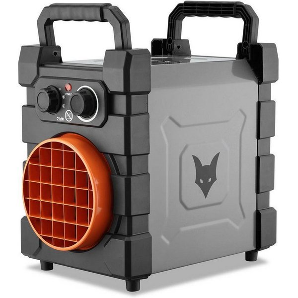FUXTEC Heizgerät FX-EH2, 2000W Heizleistung, Thermostatregelung, Überhitzungsschutz IP24