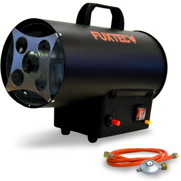 FUXTEC Heizgerät FX-GH10, 10 W, 10kw Heizleistung, Flammenausfall-/Überhitzungsschutz & Thermostat