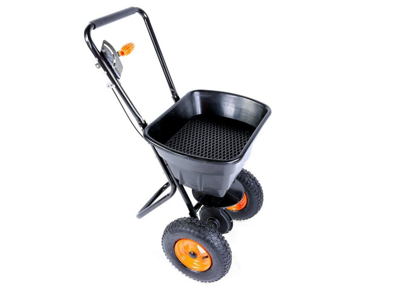FUXTEC Streuwagen FX-GS36, Streubreite bis zu 3,65 m, mit Rotationsauswurf, 5km/h, 36kg Volumen – Bild 4 von 5