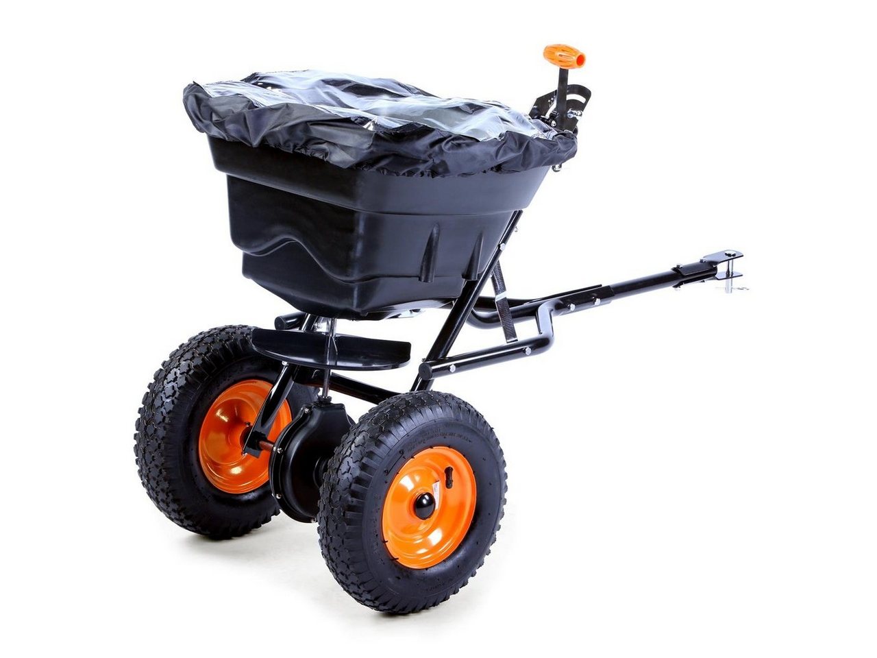 FUXTEC Streuwagen FX-GS36S, Streubreite bis zu 3,65 m, mit Anhängerkupplung, 5km/h, 36kg Volumen – Bild 2 von 5