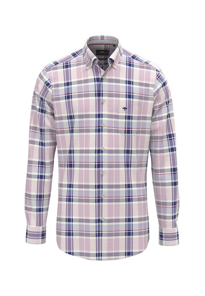 FYNCH-HATTON Langarmhemd schmale Passform, aus reiner Baumwolle, mit Button-down-Kragen – Bild 2 von 3