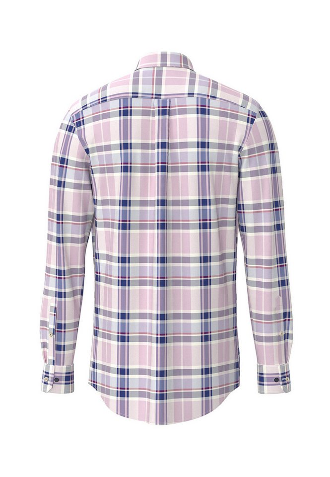 FYNCH-HATTON Langarmhemd schmale Passform, aus reiner Baumwolle, mit Button-down-Kragen – Bild 3 von 3