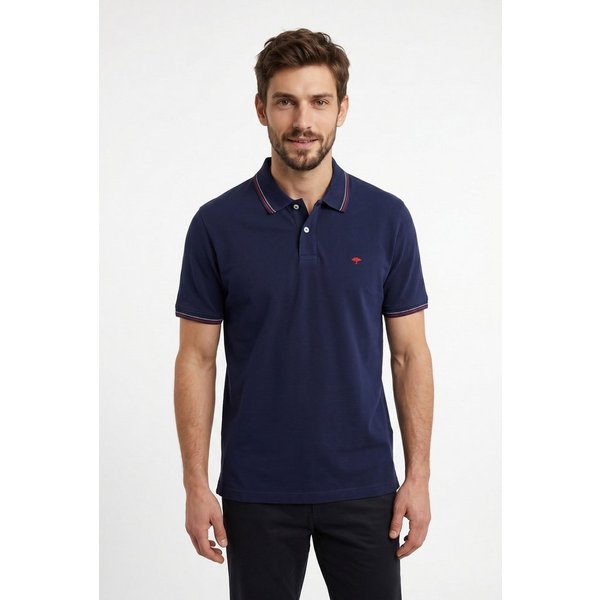 FYNCH-HATTON Poloshirt Regular fit, 2-Knopf-Form, mit Logo Stickerei