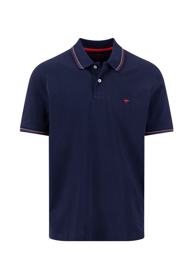 FYNCH-HATTON Poloshirt Regular fit, 2-Knopf-Form, mit Logo Stickerei – Bild 2 von 3