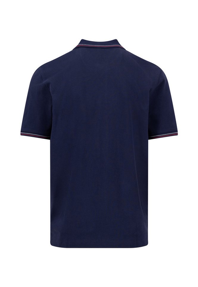 FYNCH-HATTON Poloshirt Regular fit, 2-Knopf-Form, mit Logo Stickerei – Bild 3 von 3