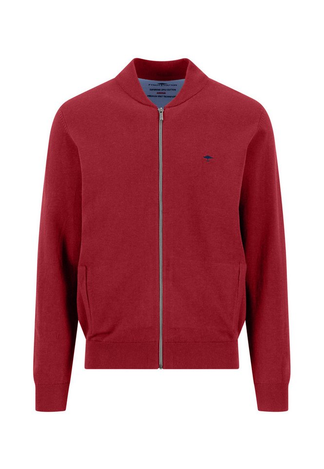 FYNCH-HATTON Strickjacke mit Logostickerei – Bild 5 von 5